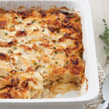 Caramelized Onion Scalloped Potatoes