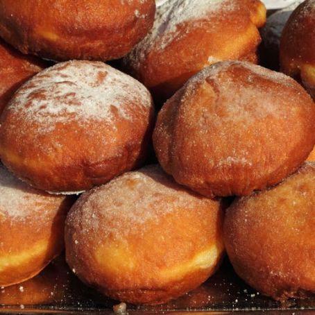Doughnut - filled (Paczki with custard/jam)