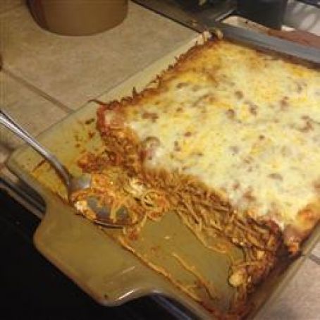 Spaghetti, Baked