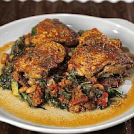 Chicken Thighs in Tomato Broth