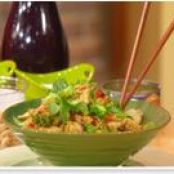 Spicy Cashew Chicken & Broccoli w/Long Egg Noodles