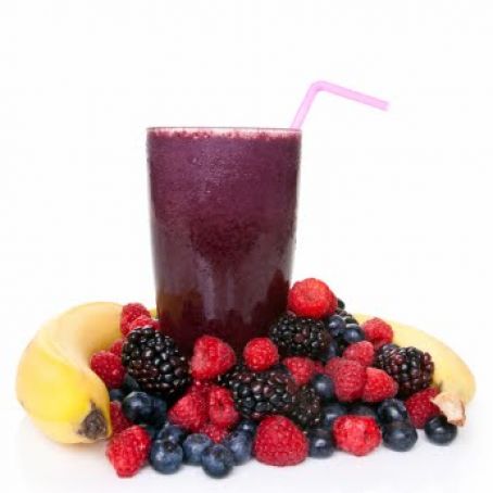 Anti-Cancer Banana Berry Breakfast Shake