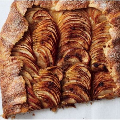 Salted-Butter Apple Galette with Maple Whipped Cream