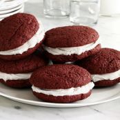 Red Velvet Whoopie Pies