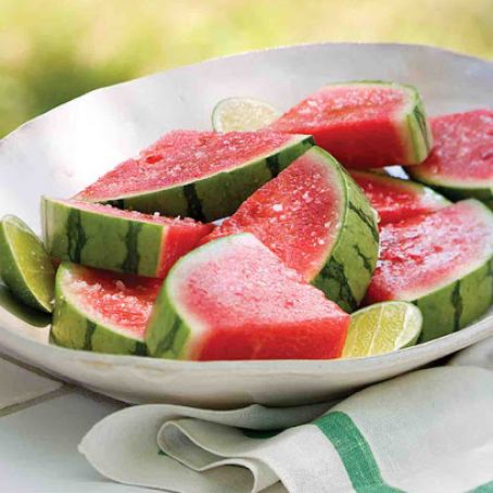 Tequila-Soaked Watermelon Wedges