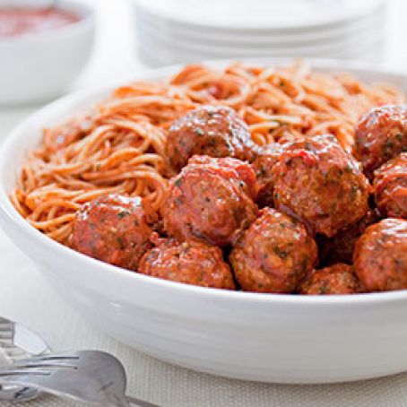 Classic Spaghetti and Meatballs for a Crowd