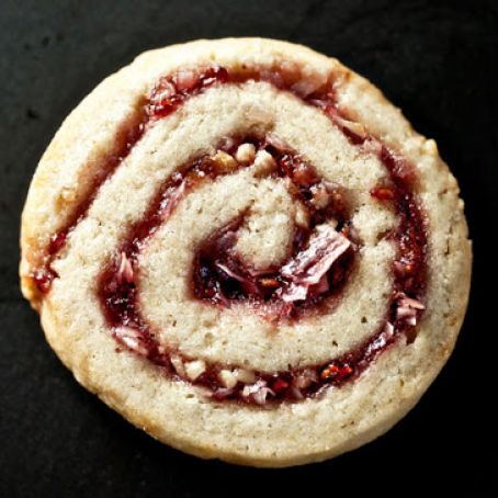 Raspberry Swirl Cookies