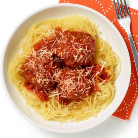 Spaghetti Squash and Meatballs