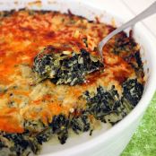 Cheesy Creamed Spinach Casserole