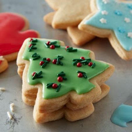 Easy Christmas Sugar Cookie Cutouts