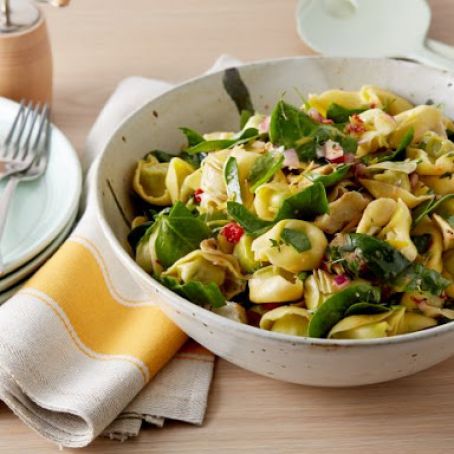 Spinach Artichoke Pasta Salad