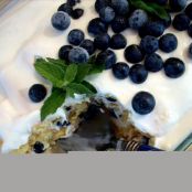 Blueberry  and lemon Tiramisu