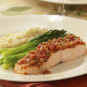 Salsa-Roasted Salmon
