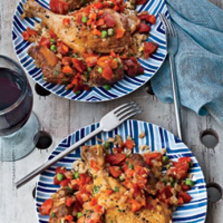 Chicken and Rice with Fresh Chorizo