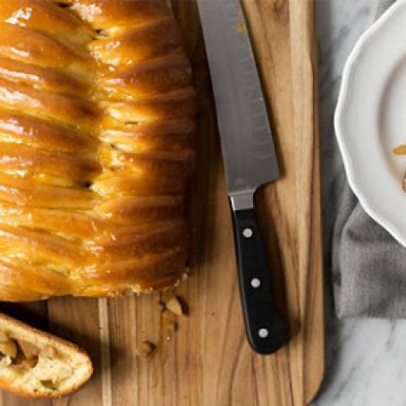 Braided Apple Danish Loaf (Overnight)