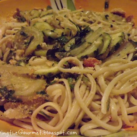 Spaghetti with Zucchini and Anchovies