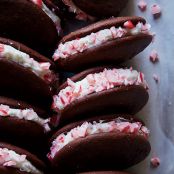 Chocolate Whoopie Pies with Vanilla Cream Cheese Fluff