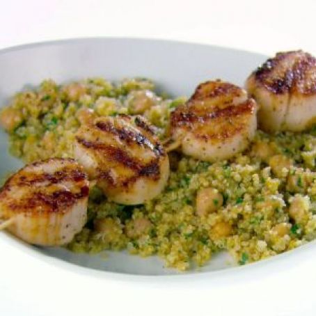 Scallops with Orange-Scented Quinoa