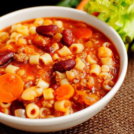 Copy Cat Olive Garden Pasta e Fagioli Soup