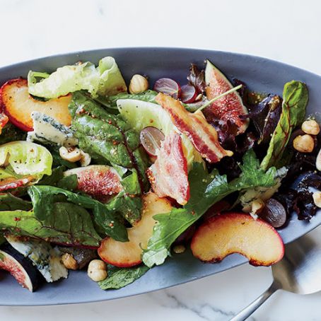Autumn Salad with Figs and Blue Cheese