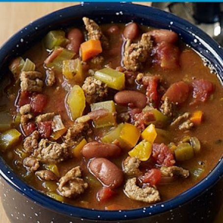 Turkey and vegetable chili (WW)