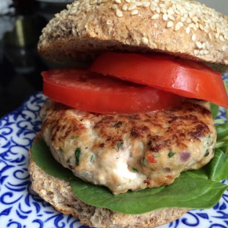 feta turkey burgers