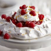 Raspberry Marnier Pavlova