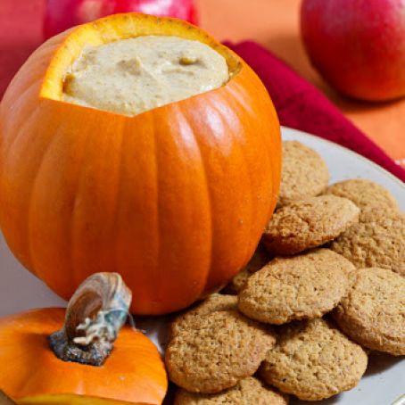 Caramel Pumpkin Cheesecake Dip