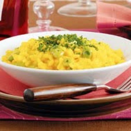 Risotto with Fava Beans and Saffron