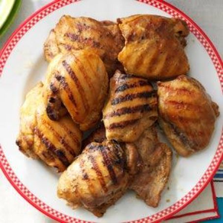 Grilled Brown Sugar-Mustard Chicken