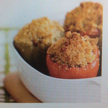 Beef: Beef-and-Mashed-Potato-Stuffed Peppers with Garlicky Bread Crumbs