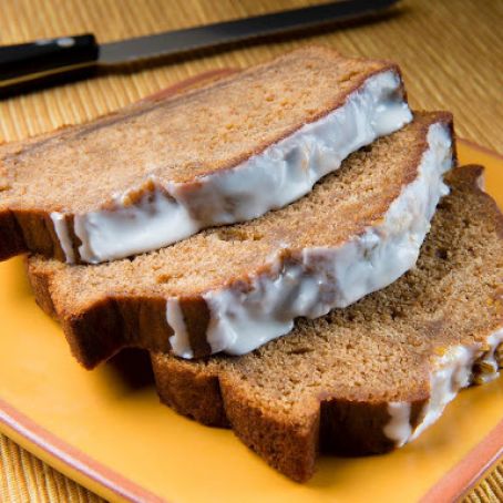 Spiced Apple Cake with Orange Glaze
