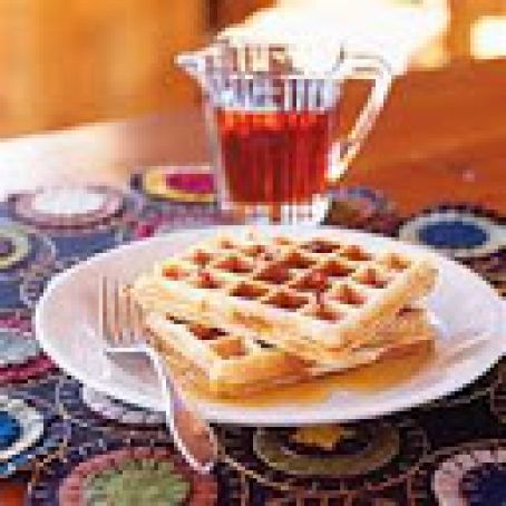 Bacon Cheddar Waffles