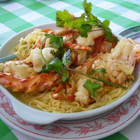 Grilled Lobster-Noodle Salad