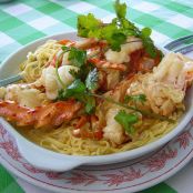 Grilled Lobster-Noodle Salad