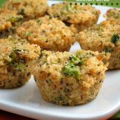 Broccoli Cheddar Quinoa Bites