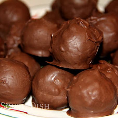 Coconut Candy Balls (Chocolate Covered)
