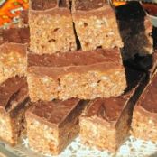 CHOCOLATE PEANUT BUTTER RICE KRISPIE COOKIE