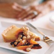 Lemon Curd Tart with Pecan-Citrus Sauce