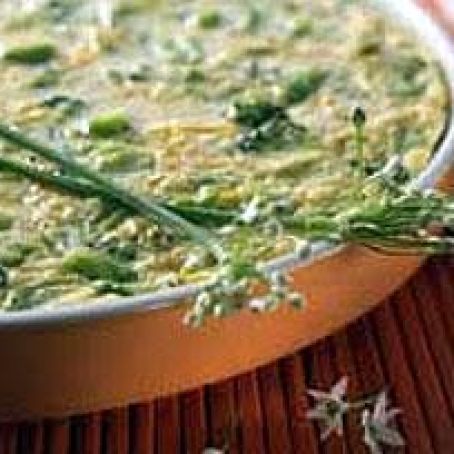 Crustless Cheddar Broccoli Quiche