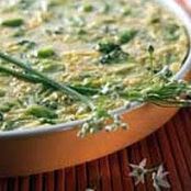 Crustless Cheddar Broccoli Quiche