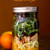 SALAD IN A JAR: CITRUS, SHRIMP & AVOCADO