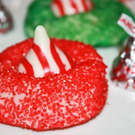 White Chocolate Candy Cane Blossoms