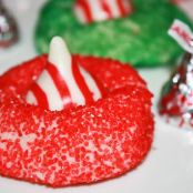 White Chocolate Candy Cane Blossoms