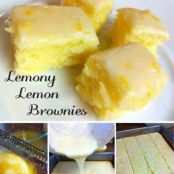 LEMON BROWNIES