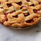 Strawberry Lattice Pie | Joy the Baker