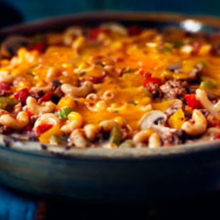 Mac 'n Cheeseburger Casserole