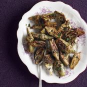 ARTICHOKES****Quick-Braised Baby Artichokes with Garlic, Mint, and Parsley