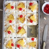 Piña Colada Tres Leches Cake
