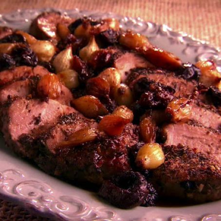 Roasted Pork Loin with Pineapple Glaze